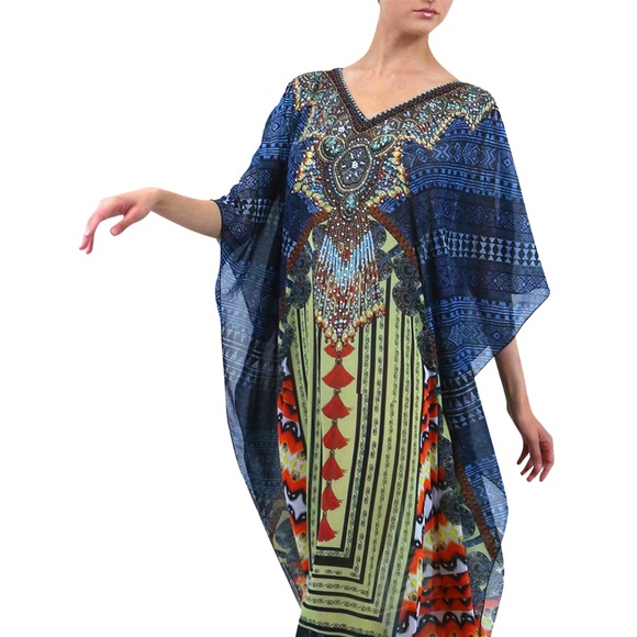 Aztec Kaftan for Sale upto 70% OFF Kaftan Dress - COF - Picture 3 of 5
